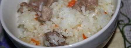 каша рисовая с индейкой. Шаг 9