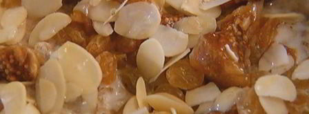 каша с отрубями, миндалем и сухофруктами. Шаг 5