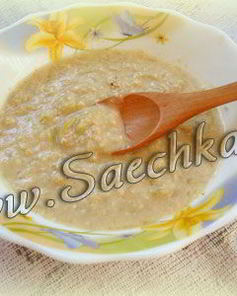 Каша зерновая с яблоками