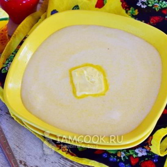 Рецепт кукурузной каши на молоке для детей