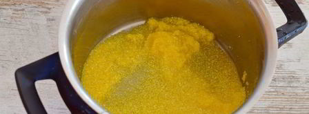 кукурузная каша на молоке для детей. Шаг 4