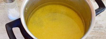 кукурузная каша на молоке для детей. Шаг 6