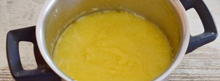 кукурузная каша на молоке для детей. Шаг 7