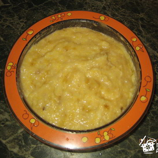 Рецепт кукурузной каши с бананом
