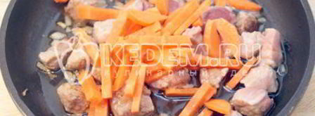 кукурузная каша с мясом по-деревенски. Шаг 4