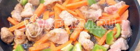 кукурузная каша с мясом по-деревенски. Шаг 5