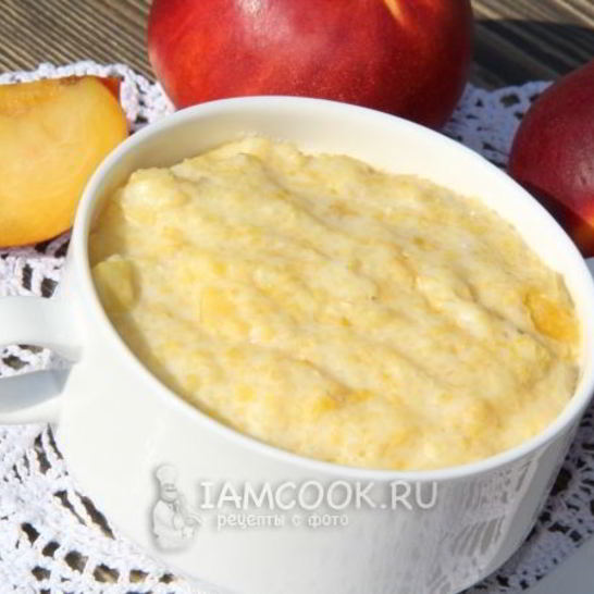 Рецепт кукурузной каши с нектарином