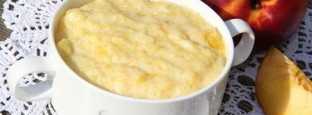 кукурузная каша с нектарином. Шаг 8