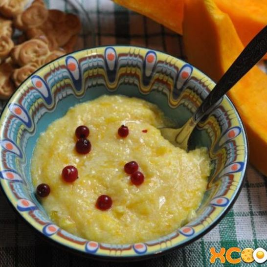 Рецепт кукурузной каши с тыквой