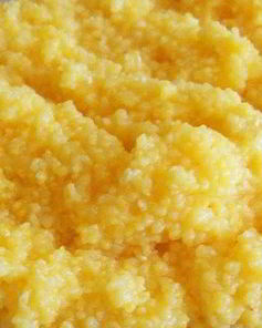 Кукурузная каша с яблоком