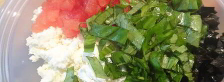 пикантная полента с копченными колбасками. Шаг 5