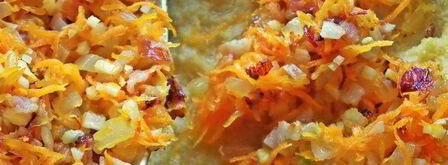 полента с беконом и овощами. Шаг 12