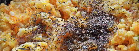 полента с беконом и овощами. Шаг 13