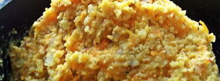 полента с беконом и овощами. Шаг 16