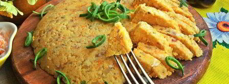 полента с беконом и овощами. Шаг 21