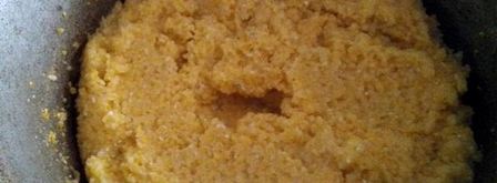 полента с грибным рагу и овощами. Шаг 3