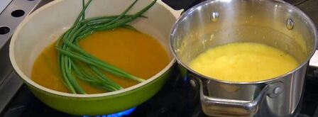 полента с мидиями и беконом. Шаг 6