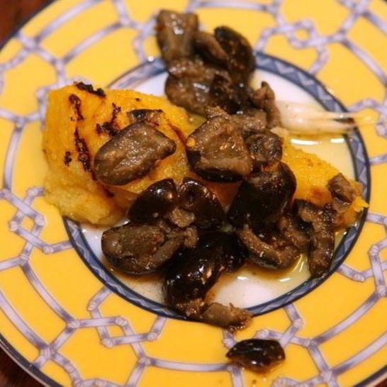 Рецепт поленты с оливками