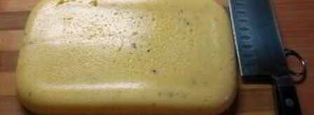 запеченная полента с песто. Шаг 6