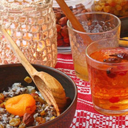 Рецепт кутьи и напиток из шиповника