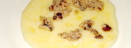 манная каша гурьевская с грецкими орехами. Шаг 4