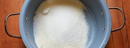 манная каша на сухом молоке. Шаг 7