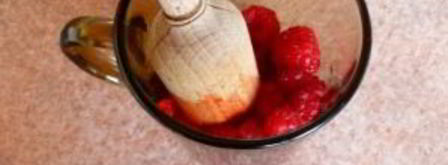 манная каша с малиной. Шаг 5