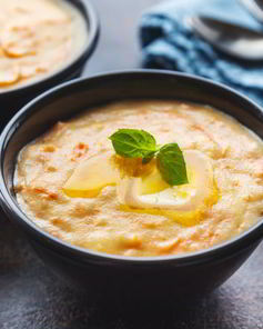 Манная каша с морковью