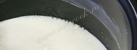 манная каша в мультиварке. Шаг 4