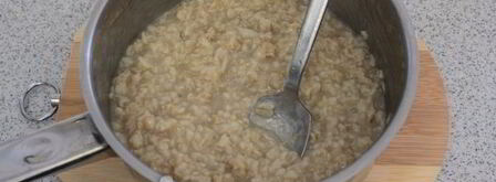 овсяная каша на воде. Шаг 9