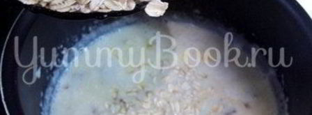 овсяная каша с апельсином и арахисом. Шаг 3