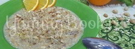 овсяная каша с апельсином и арахисом. Шаг 8