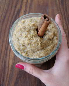 Овсяная каша с масалой и черным чаем