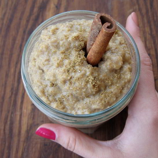 Рецепт овсяной каши с масалой и черным чаем