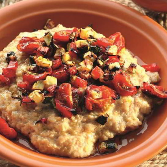 Рецепт овсяной каши с овощами