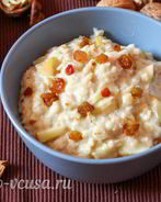 Овсяная каша с яблоками