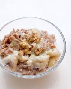 Овсянка с фруктами