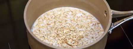 овсянка с медово-ореховой пастой. Шаг 3