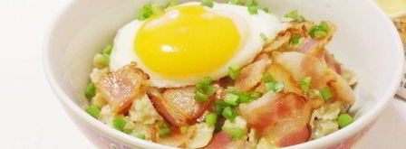 пикантная овсянка c беконом и сыром. Шаг 15