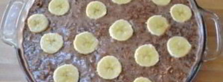 шоколадная овсянка с бананом. Шаг 7