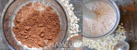 веганская овсянка с кэробом. Шаг 5