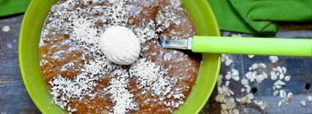 веганская овсянка с кэробом. Шаг 8