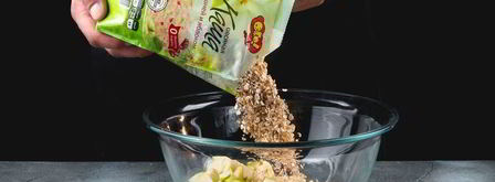 запеченная овсяная каша с яблоками и орехами. Шаг 5