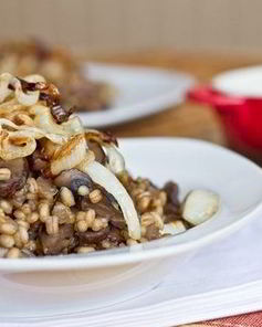 Каша перловая с грибами