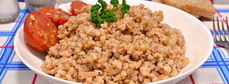 каша перловая с куриным фаршем. Шаг 6