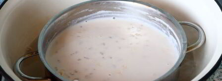 перловая каша на молоке. Шаг 12