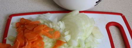 перловая каша с беконом и зеленым горошком. Шаг 3