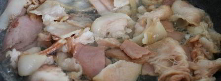 перловая каша с беконом и зеленым горошком. Шаг 5