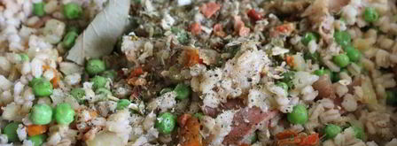 перловая каша с беконом и зеленым горошком. Шаг 9