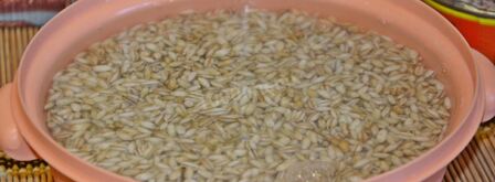 перловая каша с говяжьей тушенкой в мультиварке. Шаг 3